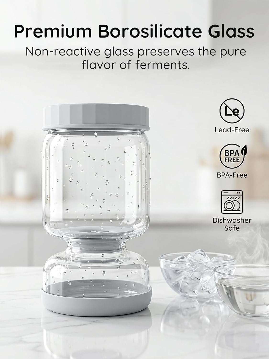 PickleFlow 1L – Smart Flip Pickle Jar