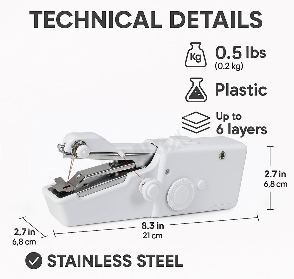 Handheld Portable Mini Electric Cordless Sewing Machine For Beginners