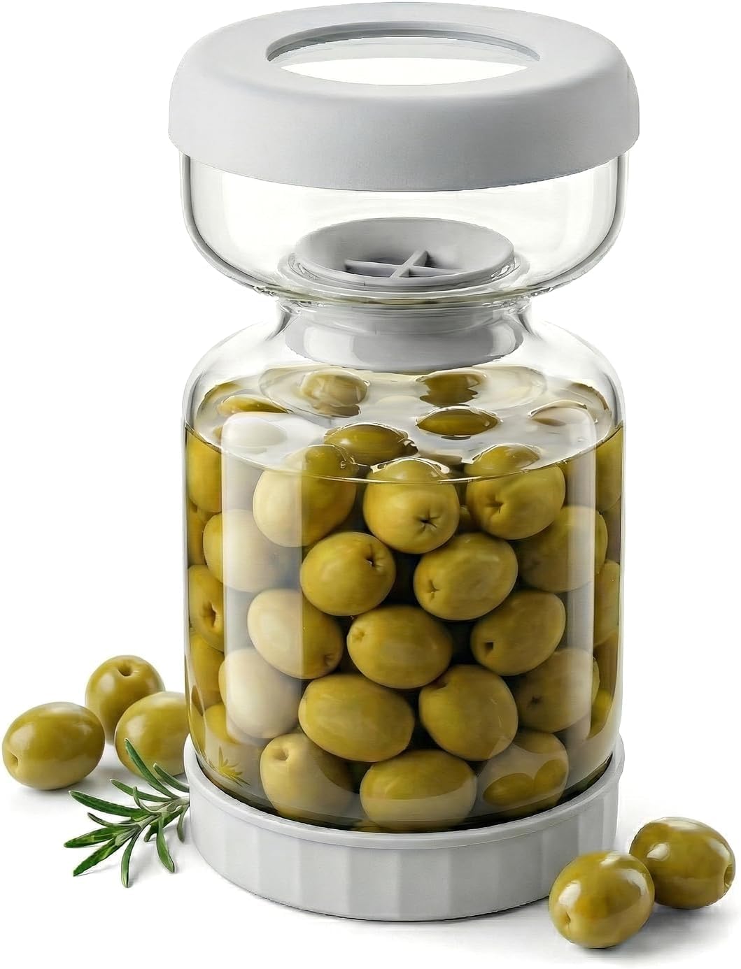 PickleFlow 1L – Smart Flip Pickle Jar