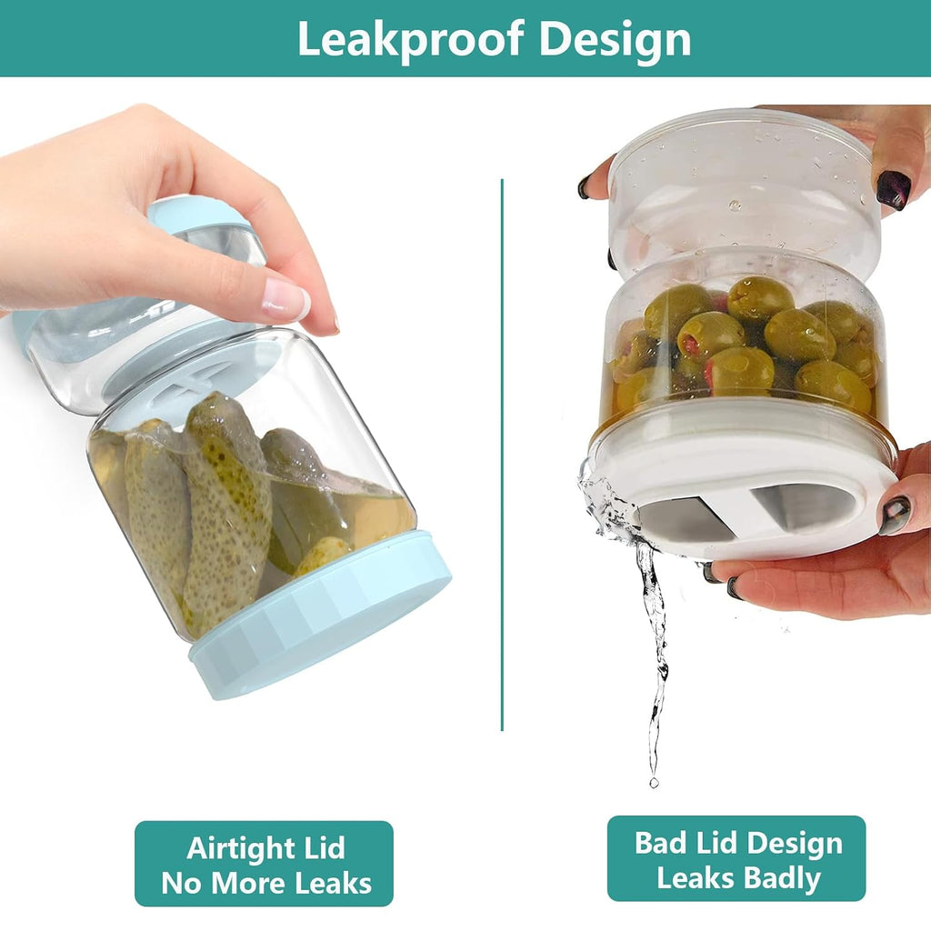 PickleFlow 1L – Smart Flip Pickle Jar