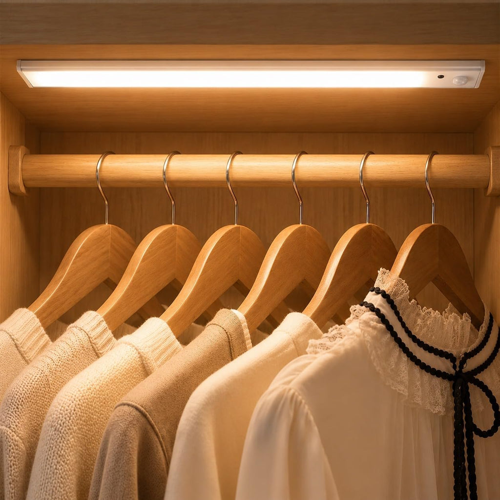 Motion Glow – Smart Wireless Rechargeable LED Light with Motion Sensor | Magnetic Installation | Under Cabinet & Wardrobe Lighting
