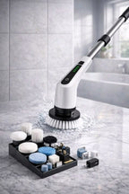 9-in-1 Multifunctional Cordless Electric Spin Scrubber with Extendable Handle